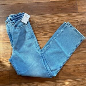 Good American Light Blue Straight Jeans